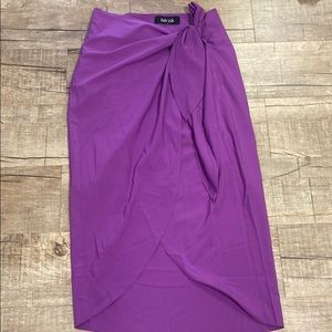 Purple Midi skirt